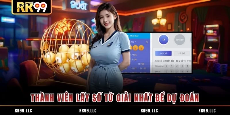 Thành viên lấy số từ giải nhất để dự đoán